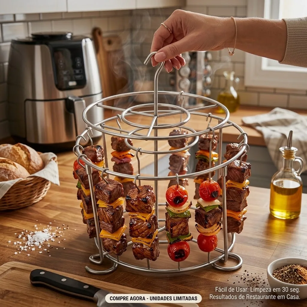 Grelha Vertical para Air Fryer